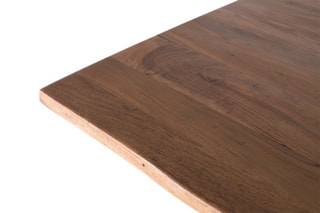 Table à manger -  Naturel et noir