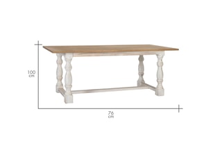 Table en manguier - 200 x 76 x 100 cm