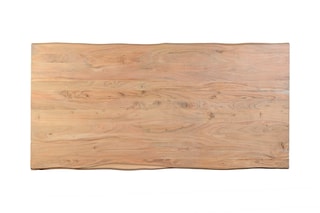 Table à manger - Naturel et noir