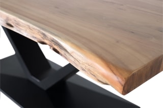 Table - Naturel et noir