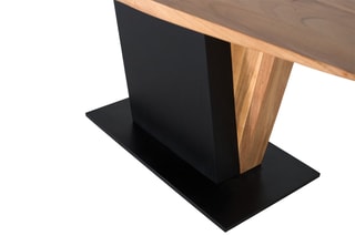 Table - Naturel et noir