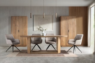 Table en bois de manguier - 210 x 100 x 76 cm