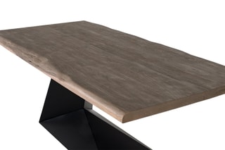 Table à manger - Marron et noir
