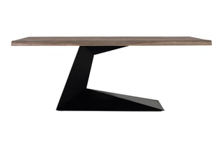 Table à manger - Marron et noir