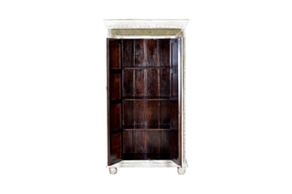 Armoire 2 portes - Ecru et doré