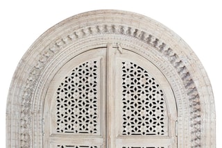 Armoire 2 portes - Blanc décapé