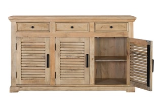 Armoire 3 portes  -  Naturel