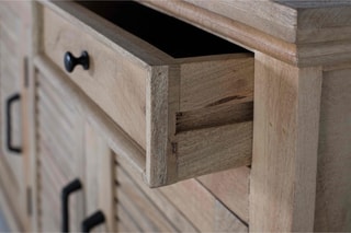 Armoire 3 portes  -  Naturel