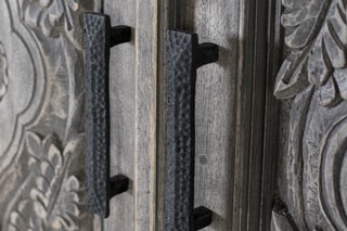 Armoire 2 portes en manguier massif - 100 x 196 x 42 cm
