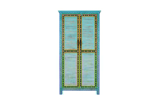 Armoire 2 portes en manguier - 101 x 203 x 46 cm