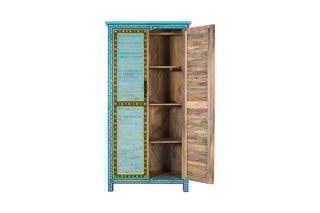 Armoire 2 portes en manguier - 101 x 203 x 46 cm