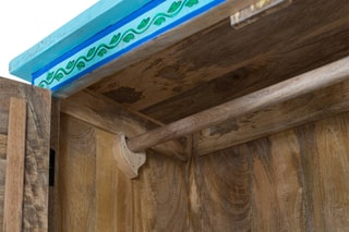 Armoire 2 portes en manguier - 101 x 203 x 46 cm