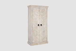 Armoire 2 portes en manguier - 90 x 166 x 40 cm