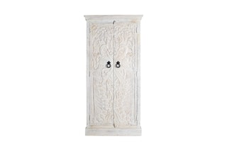 Armoire 2 portes en manguier - 90 x 183 x 40 cm