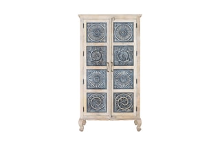 Armoire 2 portes en manguier - 97 x 180 x 46 cm