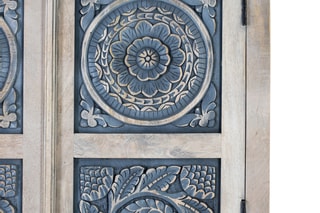 Armoire 2 portes en manguier - 97 x 180 x 46 cm