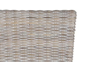 2 chaises - 
Naturel et blanc