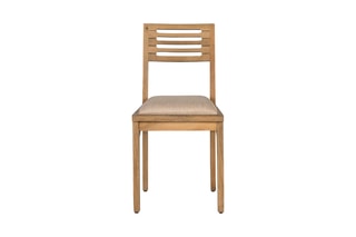 2 chaises en manguier massif - 48 x 88 x 55 cm