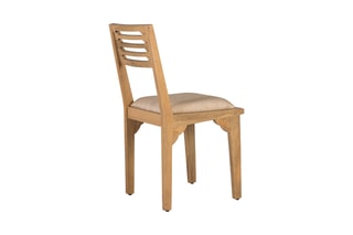 2 chaises en manguier massif - 48 x 88 x 55 cm
