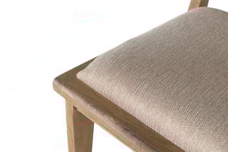 2 chaises en manguier massif - 48 x 88 x 55 cm