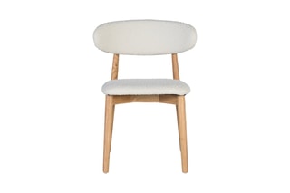 2 chaises en hévéa - 56 x 79 x 50 cm