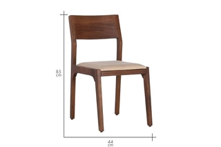 2 chaises - Naturel et beige