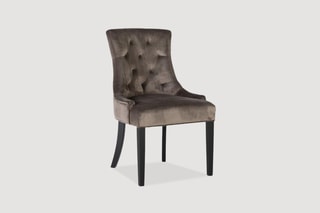 2 chaises - Gris et naturel