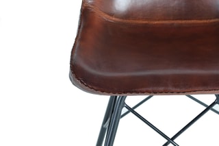 Chaise - Marron et noir