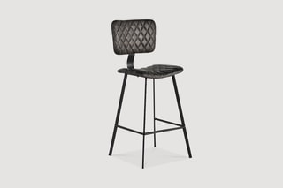 2 chaises de bar - Noir