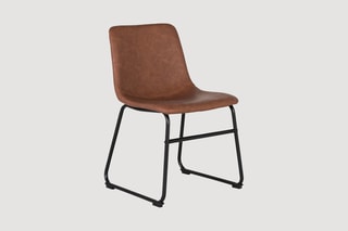 4 chaises - Marron