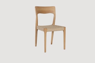 Chaise en hévéa - 45 x 82 x 47 cm