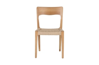 Chaise en hévéa - 45 x 82 x 47 cm