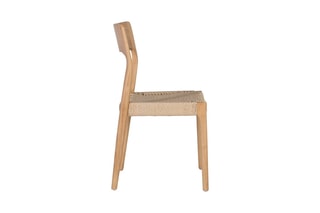 Chaise en hévéa - 45 x 82 x 47 cm