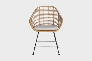 2 chaises - Naturel et noir