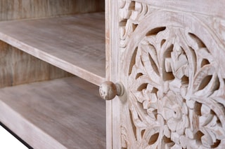 Meuble TV 2 portes - Blanc
