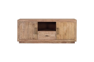 Meuble TV 2 portes en bois recyclé - 150 x 60 x 40 cm