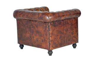 Fauteuil Chester - Marron