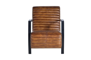 Fauteuil - Marron et noir