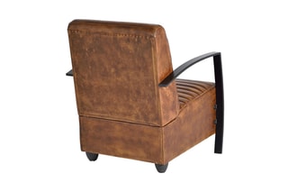 Fauteuil - Marron et noir