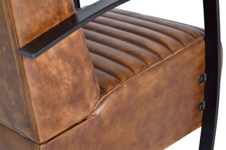 Fauteuil - Marron et noir