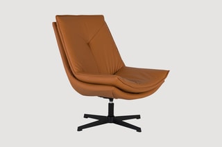 Fauteuil pivotant - Camel - En polyuréthane