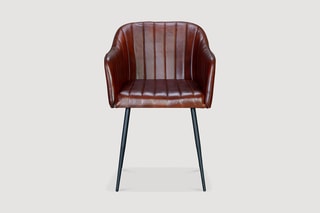 Fauteuil - Marron et noir