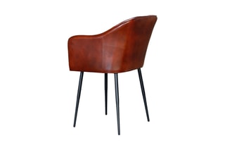 Fauteuil - Marron et noir