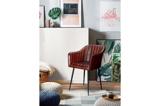 Fauteuil - Marron et noir