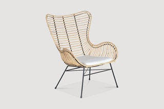 2 fauteuils - Naturel et noir