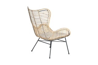 2 fauteuils - Naturel et noir