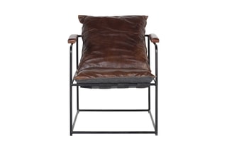 Fauteuil - Marron et noir