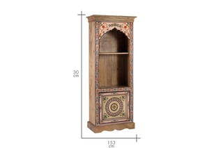Bibliothèque en manguier - 62 x 153 x 30 cm