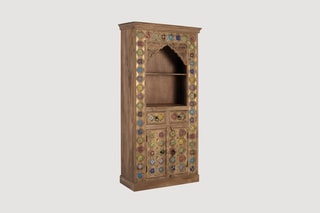 Bibliothèque en manguier - 90 x 180 x 40 cm