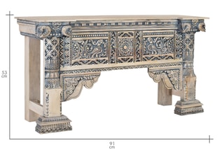 Console en manguier - 173 x 91 x 53 cm